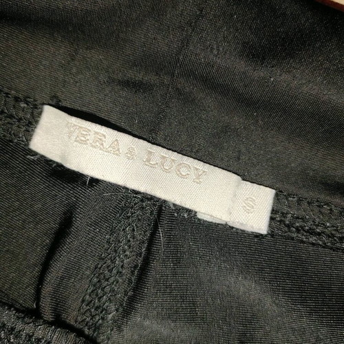 Leggings with mesh panels like new, black, size S