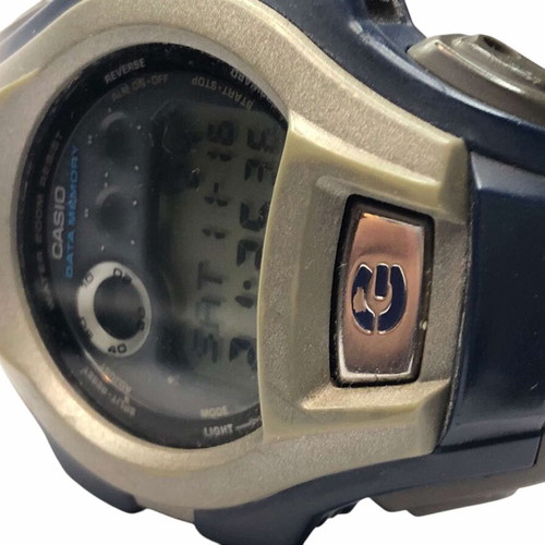 Vintage Casio G-Shock G-2600 2V-MER module 2248 watch used, functional, blue