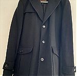 Μάλλινο μαύρο αντρικό παλτο BEN SHERMAN size L (slim)