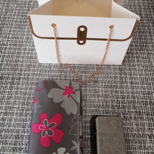 Tobacco Pouch and Lighter Set New with Luxury Gift Bag