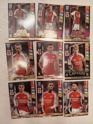 Adrenalyn XL 2025 PANINI Cards Arsenal like new