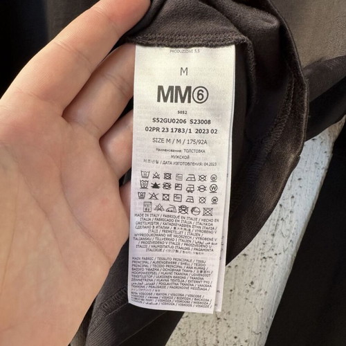 Maison Margiela MM6 Half-Zip Track Top like new, black, size M