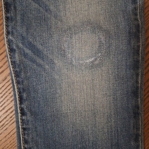 Girls' denim jeans 10 years new, blue, size 140 cm