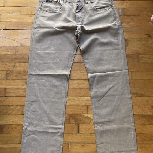 Calvin Klein fabric pants like new, beige