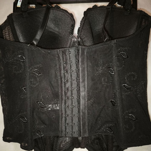Luna Celebration Black Corset Bustier like new, size 75C