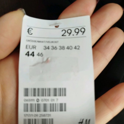 H&M pants new, size 44, black