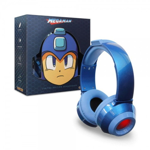 Mega Man Headphones with led light - Limited Edition  Officially Licensed by Capcom