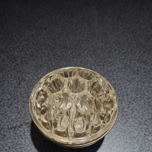 Rose Bowl Flower Frog brass vase vintage like new