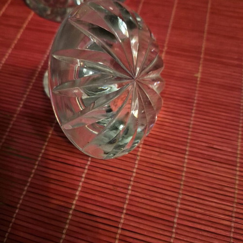 Edwardian Antique Lead Crystal Carafe like new