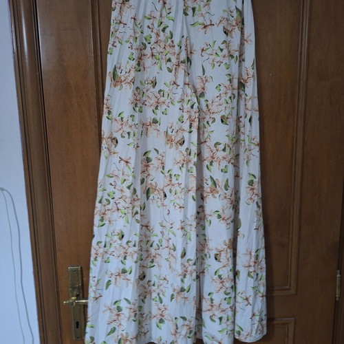 Women's Floral Pleated Zip Culottes One Size New