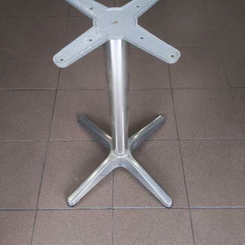 Table base used, set of 7, chrome