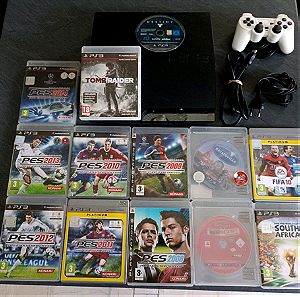Ps3 320GB + 1 controller + 13 games!!!