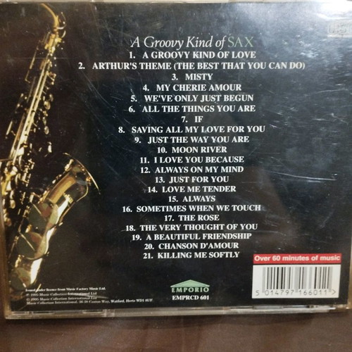 A Groovy Kind Of Sax CD used, jazz, pop