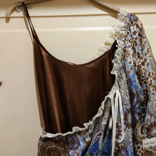 BSB summer dress like new, soft silk fabric, two pieces