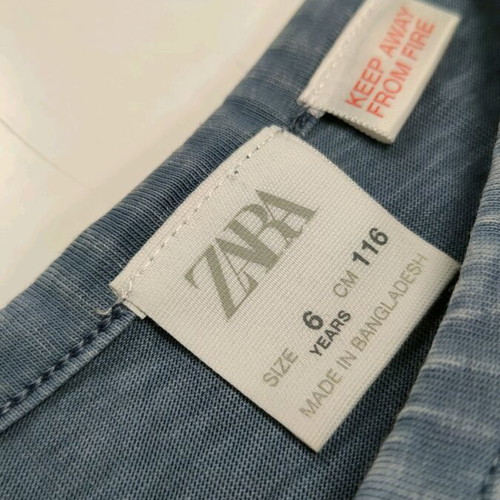 Zara blue blouse like new size 116 for 5 years