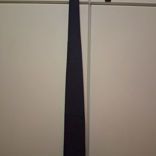 Gravates Italy tie used, silk, blue Georges Rech