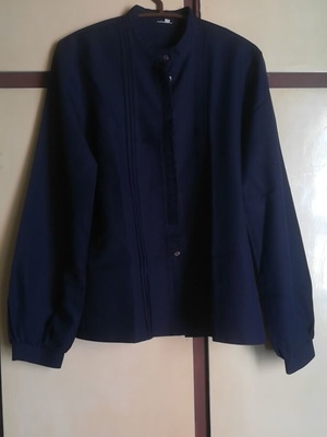 Summer blouse, dark blue, size 42