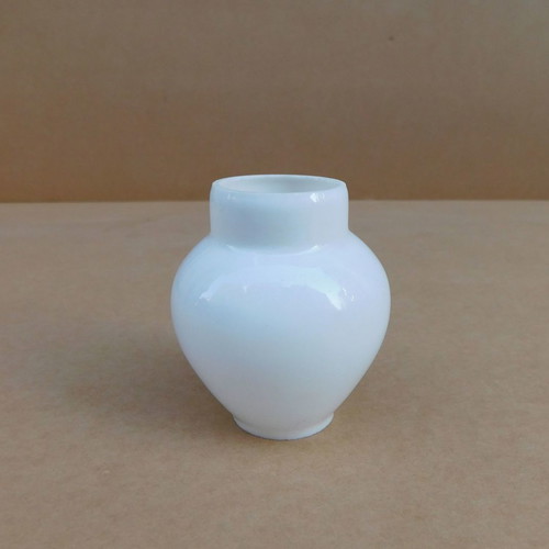 Vintage opaline glass shades, set of six for chandelier, spare parts