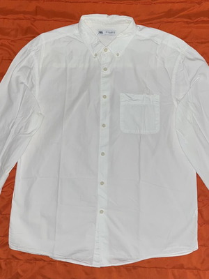 Zara Man white shirt, size L
