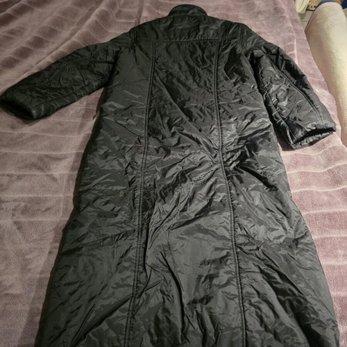 Sisley long jacket used, black, size S