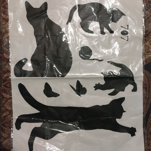 Cat decoration wall and surface stickers new