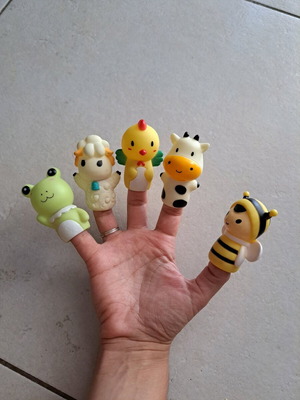 Finger Puppet Farm Animals Toy 5 pcs Finger Puppets