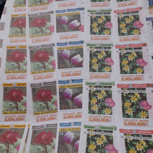 Laiko Lottery Collection 2005 used with wildflower images