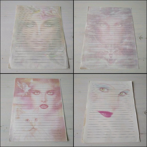 Vintage stationery collection pack used