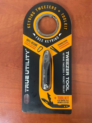 TRUE UTILITY TU584K Tweezer Tool πολυεργαλείο, Σφραγισμένο