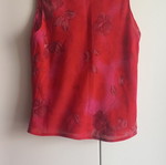 Double Fache women's blouse, organza, handmade, size S