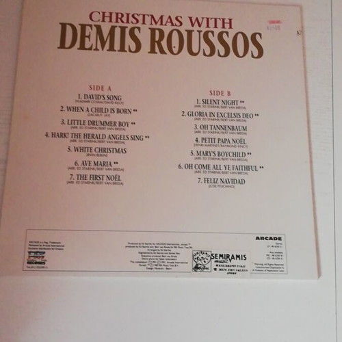 Christmas with Demis Roussos vinyl like new