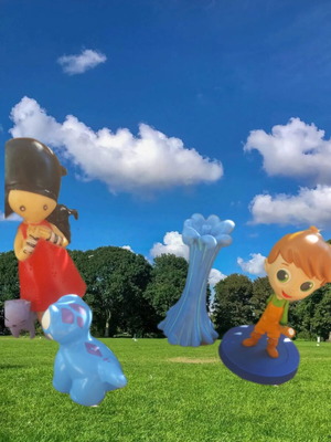 Mini character figures set like new