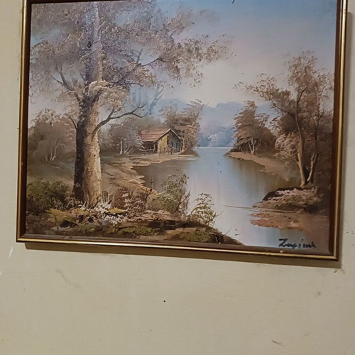 Oil painting "Autumn landscape"