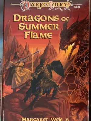 Dungeons and Dragons Dragonlance Dragons of Summer Flame book like new