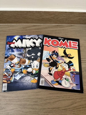 Disney Komix & Super Miky comics like new, set of 2