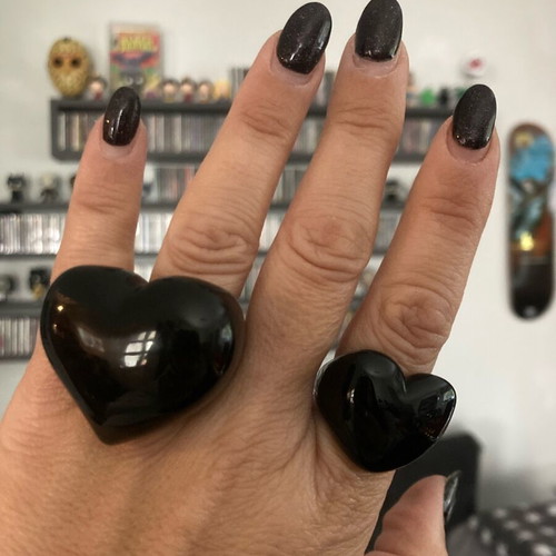 Heart ring set like new
