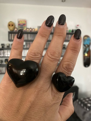 Heart ring set like new