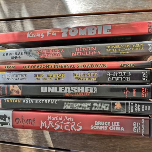 Martial arts pack of 21 used DVDs