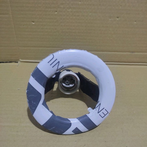 Recessed spot R63 E27 with straight white rosette new