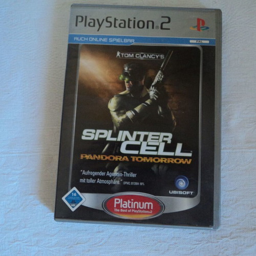 Splinter Cell Pandora Tomorrow PS2 game used, no manual