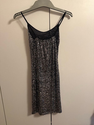 Dress with silver sequins, Italian made, one size