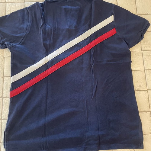 Polo Ralph Lauren shirt used, blue red white, size XL