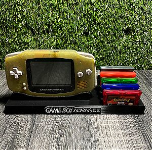 Βάση για GameBoy Advance και 5 κασέτες - 3D Printed - 3D Εκτυπωμένο (GBA Stand/Holder)