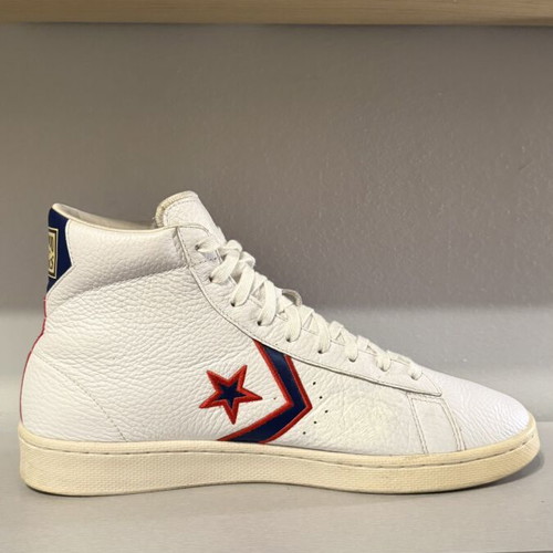 Converse Pro Leather sneakers used, size 45, white and red