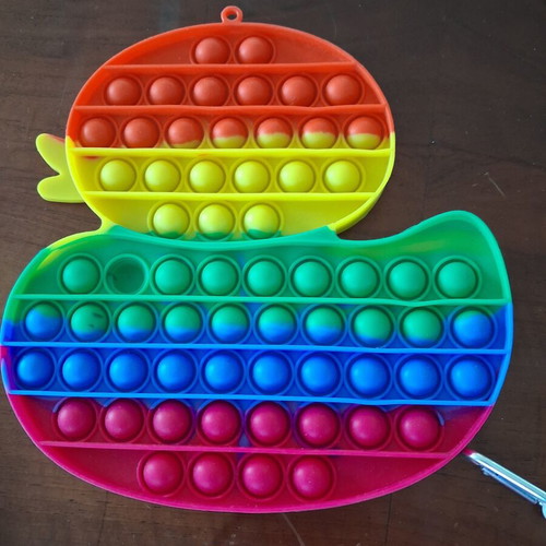 Pop It Fidget Toy set of 8, like new silicone stress relief