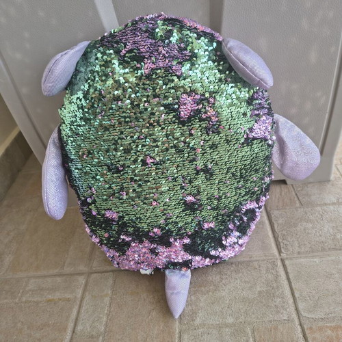 Purple Sparkly Plush Toy like new