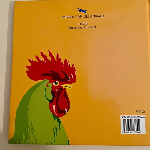 Animali e opposti children's book like new in Italian