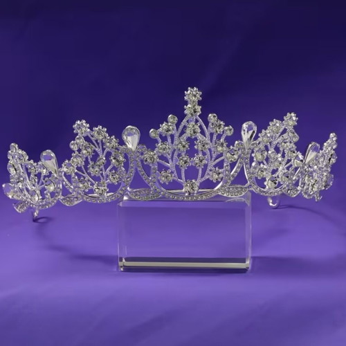 Tiara with Crystal Rhinestones for Bride, New