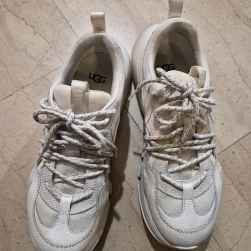 Ugg Australia white sneakers like new, size 40, chunky style