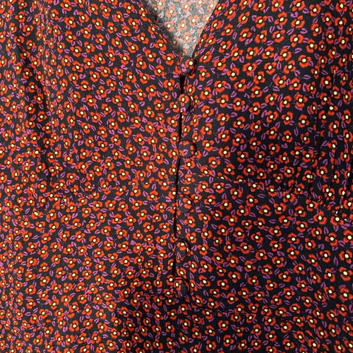Mango floral dress like new with honeycomb detail